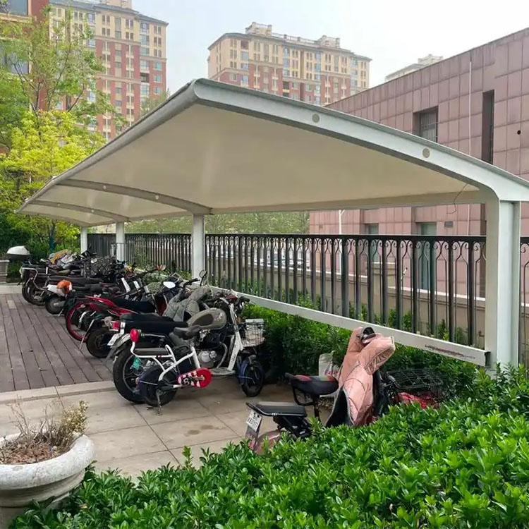 高唐县膜结构电动车棚